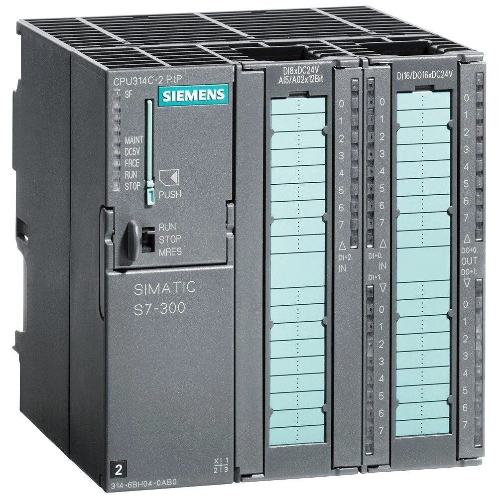 Refurbished Siemens SIMATIC S7-300 PLC CPU 314C-2 PtP with Integrated I/O Modules