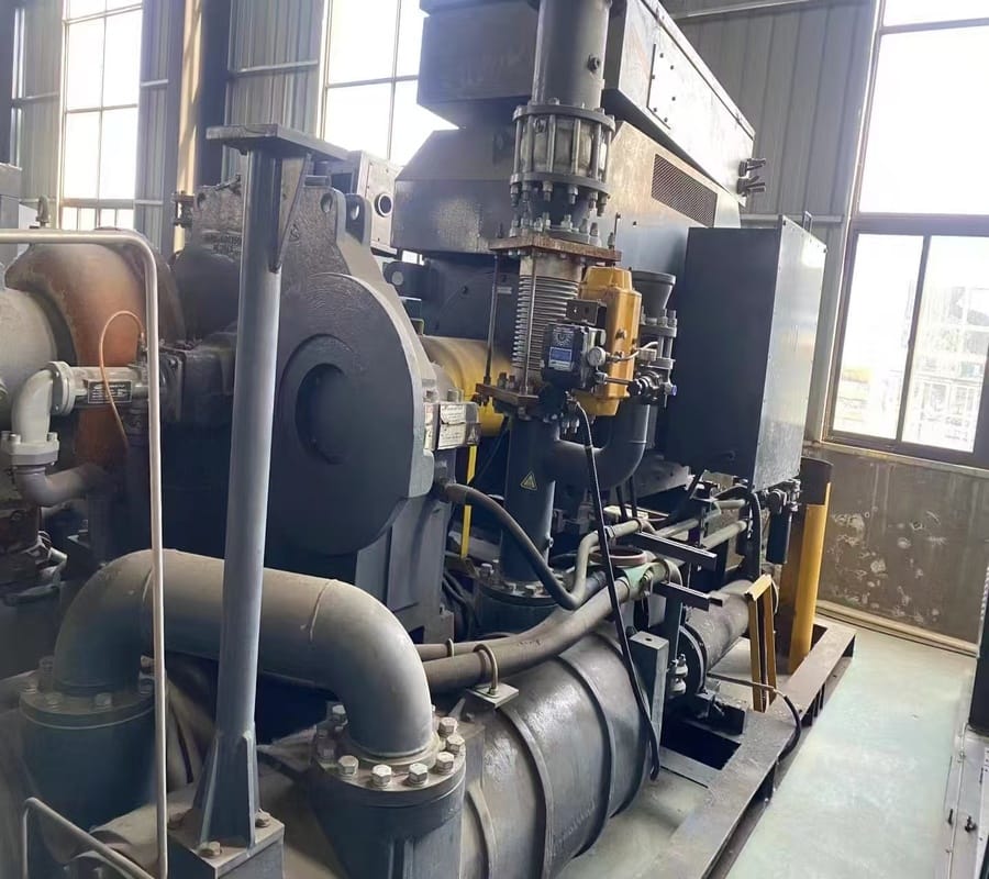 Samsung Techwin SM5000 centrifugal air compressor side rear view