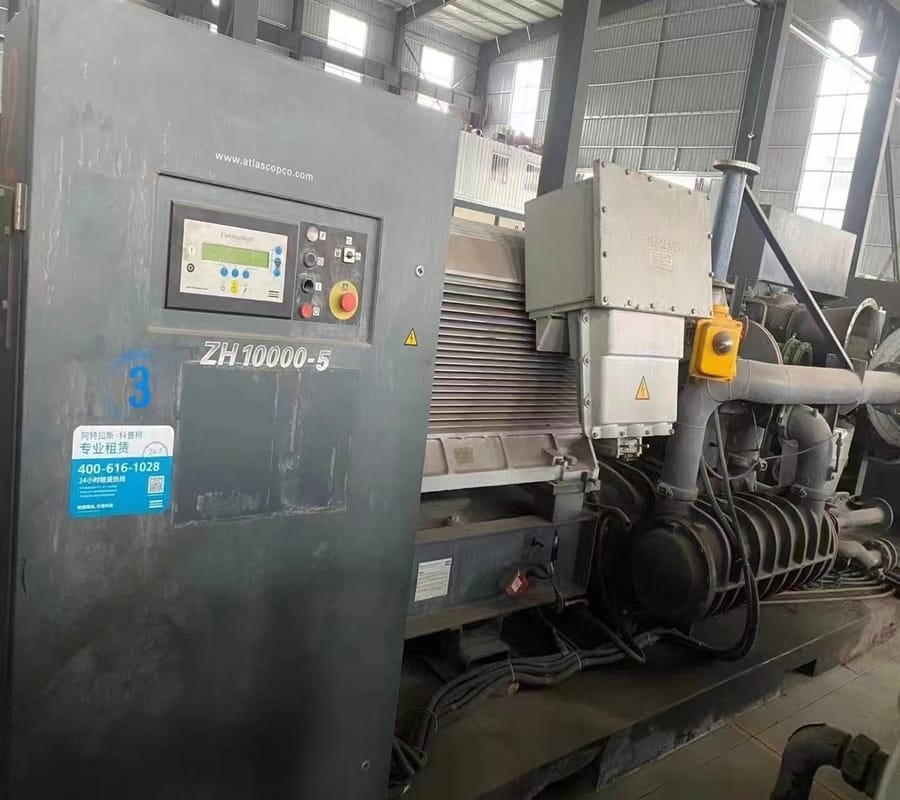Atlas Copco ZH10000-5 centrifugal air compressor front view