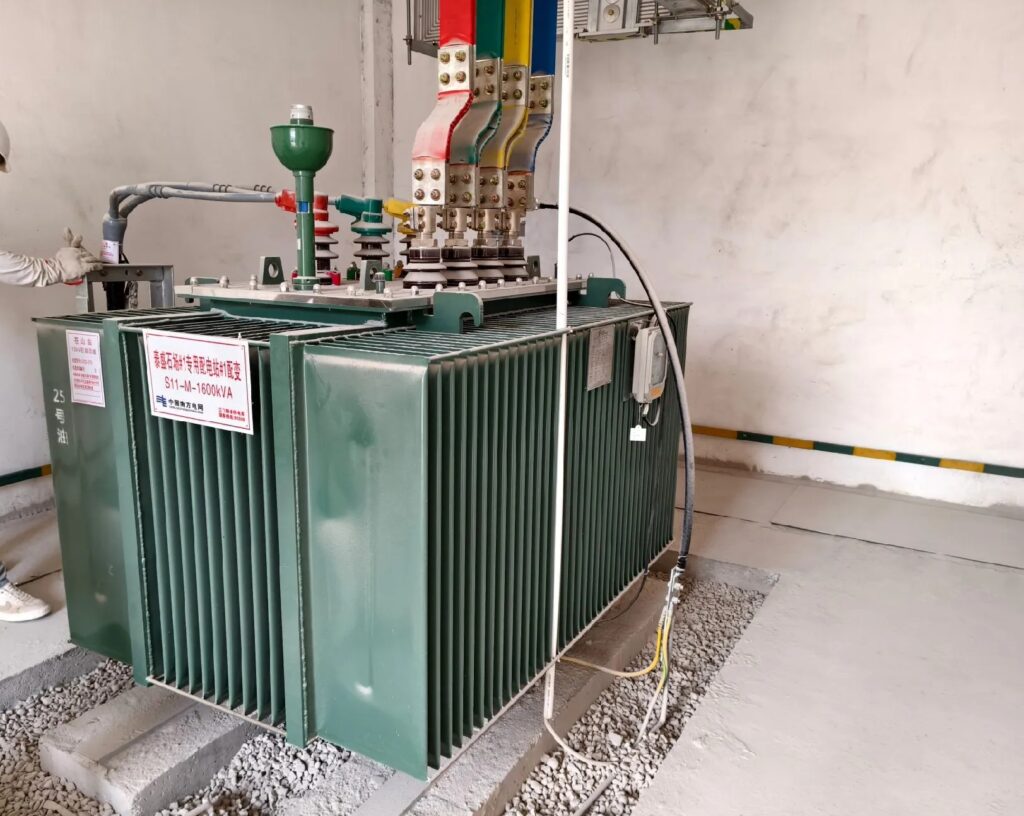 Used 1600 kVA Power Transformer S11-M-1600/10 Xi'an Stock 2021 Manufactured