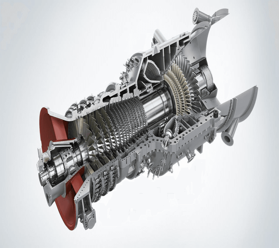 2016 Siemens SGT5-4000F gas turbine package in storage