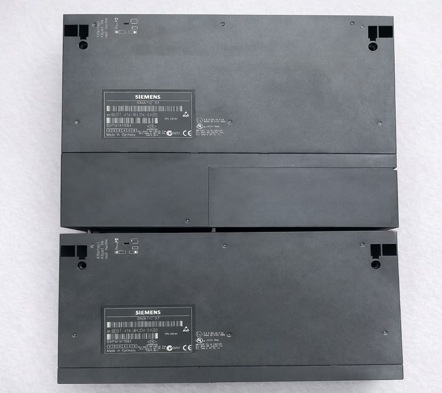 Siemens S7-400 CPU modules rear view