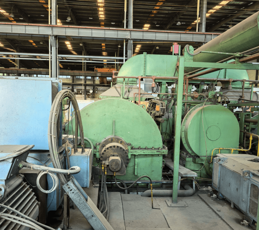 main drive system of 20-high rolling mill with motor and transmission equipment