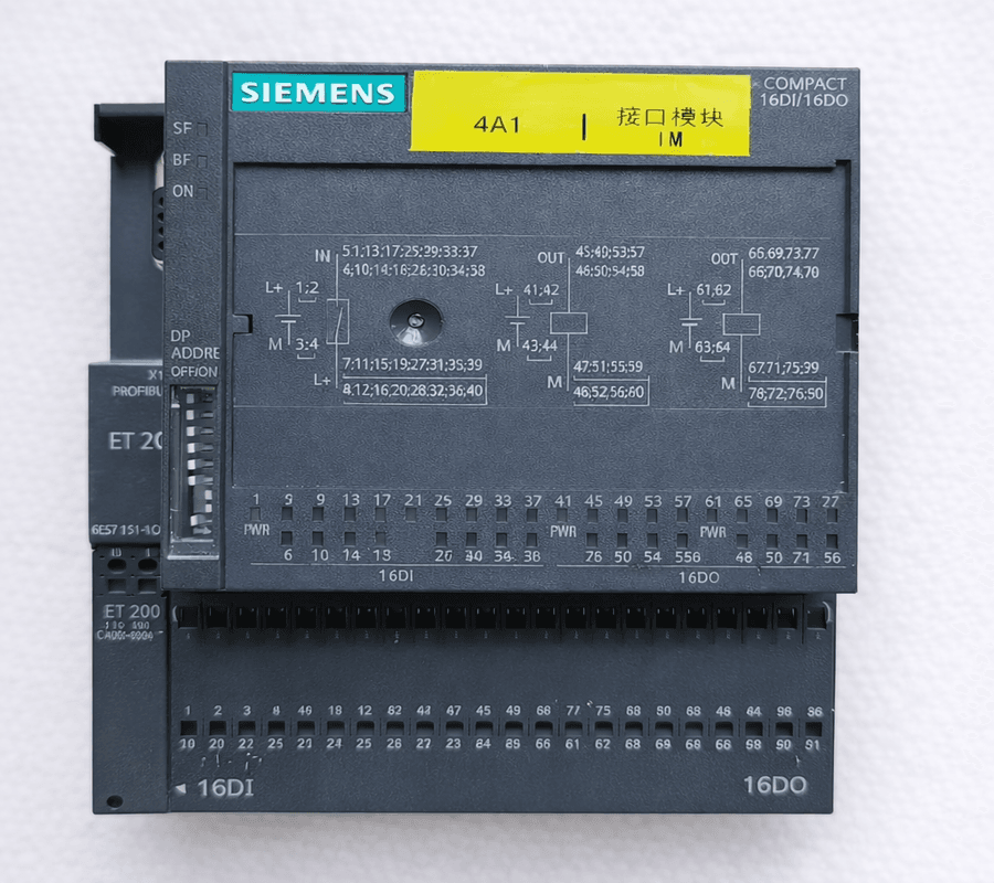Siemens ET 200 compact interface and I/O module