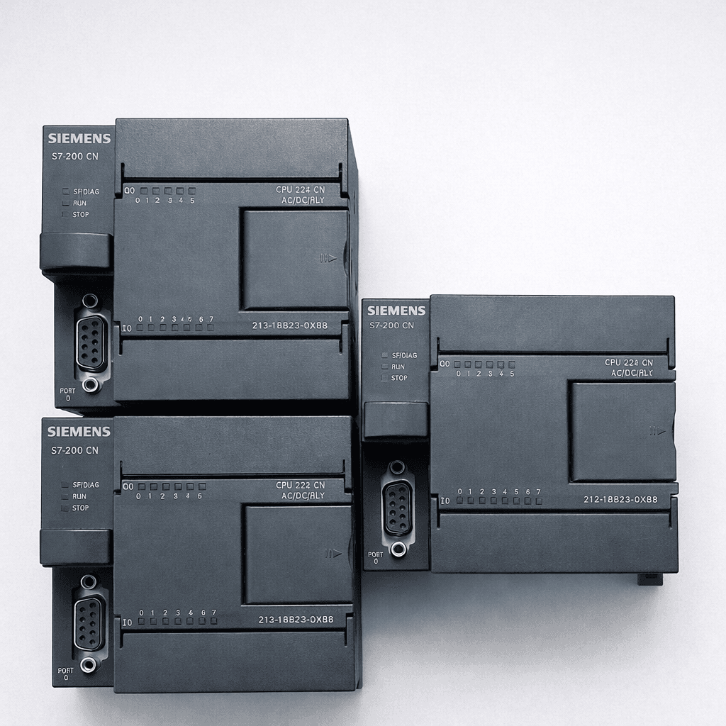 Siemens S7-200 CN CPU modules in grouped display