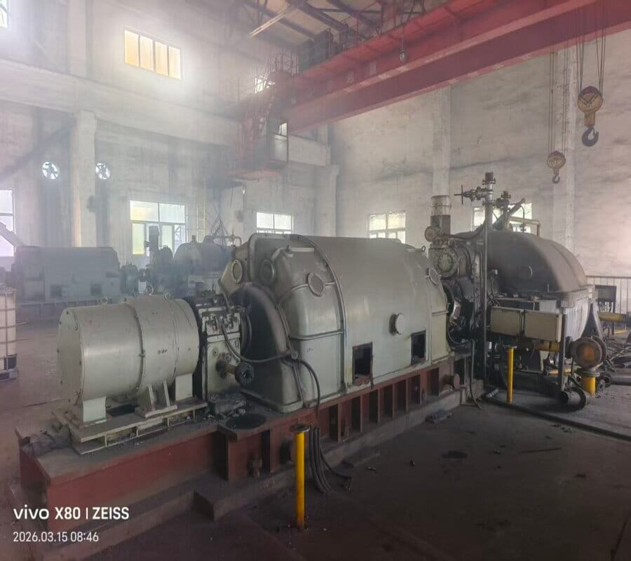 Used Shaangu TRT turbo expander generator set for blast furnace top gas pressure recovery