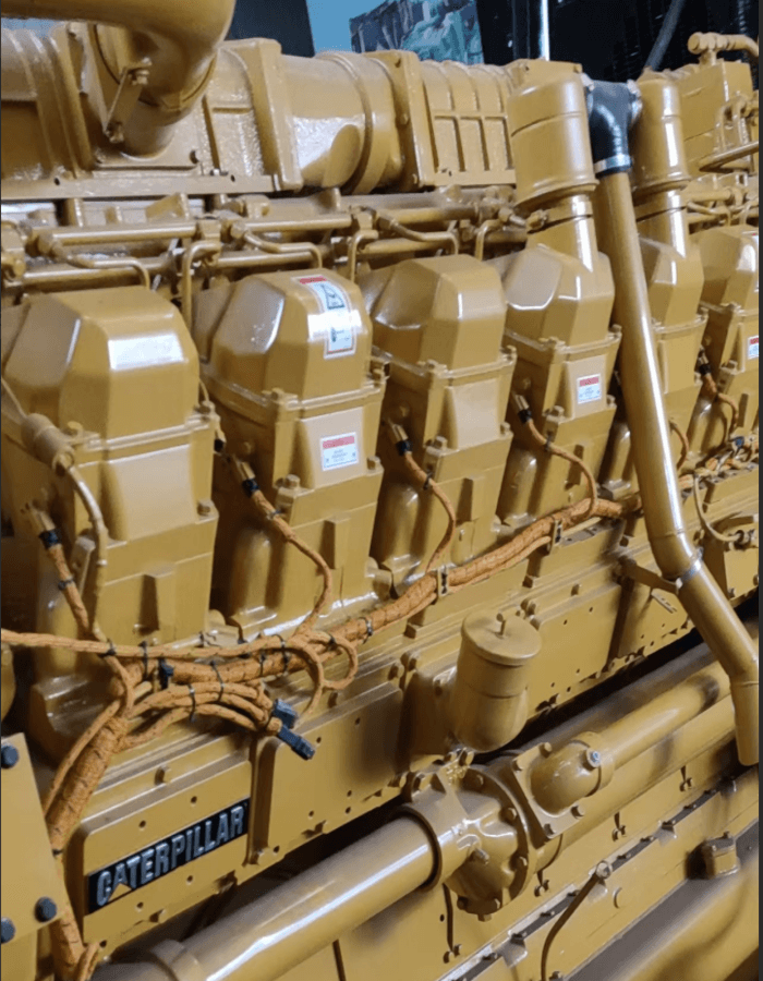 2015 New Unused Caterpillar 3516B Diesel Generator Engine Side View