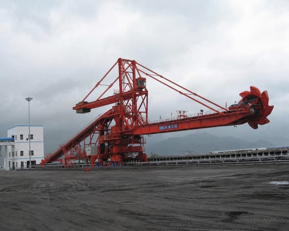 SR3500/3500.45 bucket wheel stacker reclaimer with 3500 t/h capacity