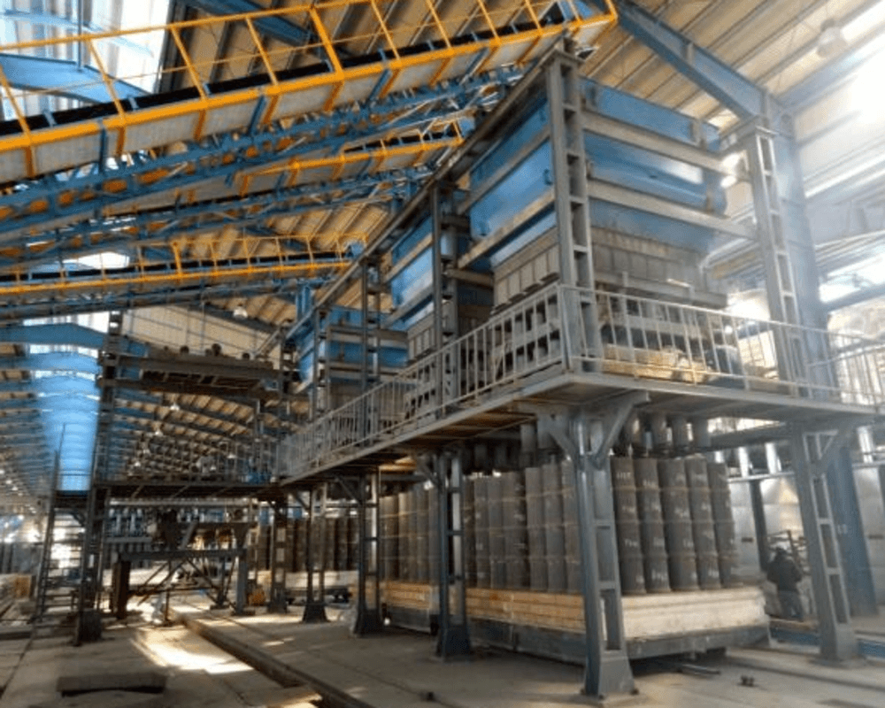 Tunnel kiln DRI production line for direct reduced iron projects