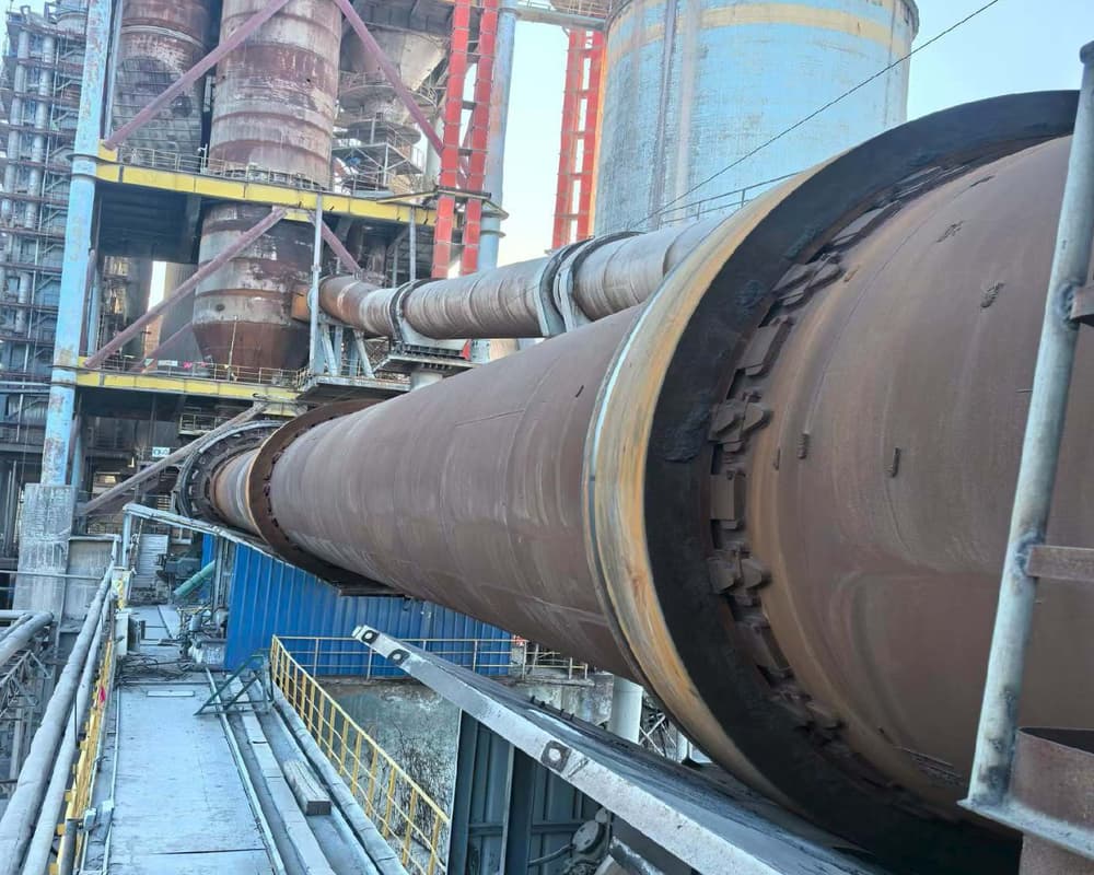 Rotary kiln DRI production line for sponge iron project