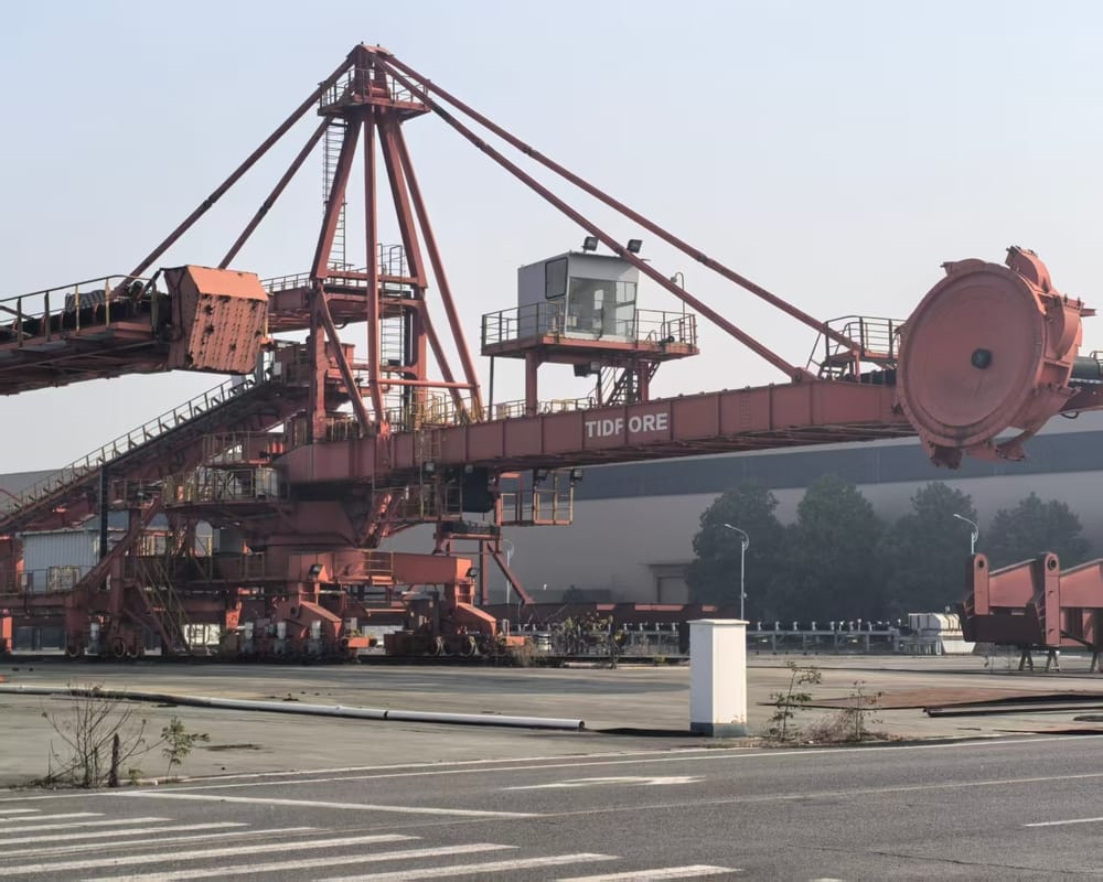 DQLZ1200/1600.35 bucket wheel stacker reclaimer for bulk material handling